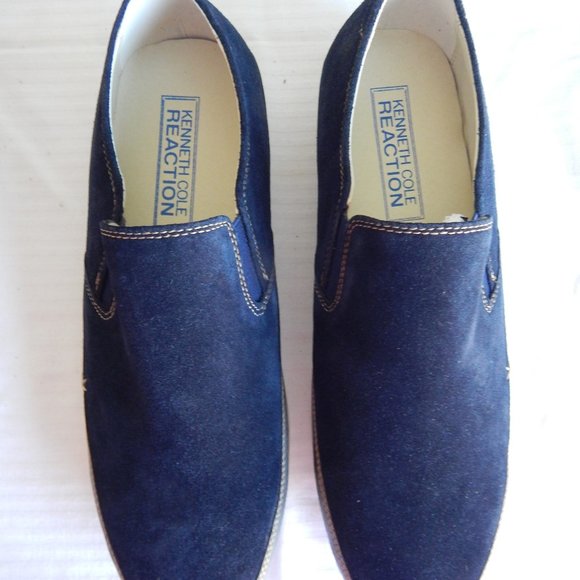 Kenneth COle Reaction - Navy Suede Loafers main image 4